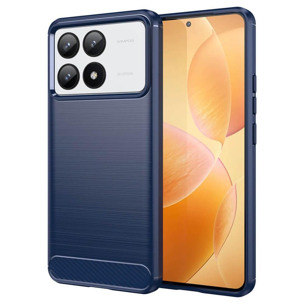 Cover-Discount Xiaomi Poco F6 Pro - Metall Carbon Look Hülle