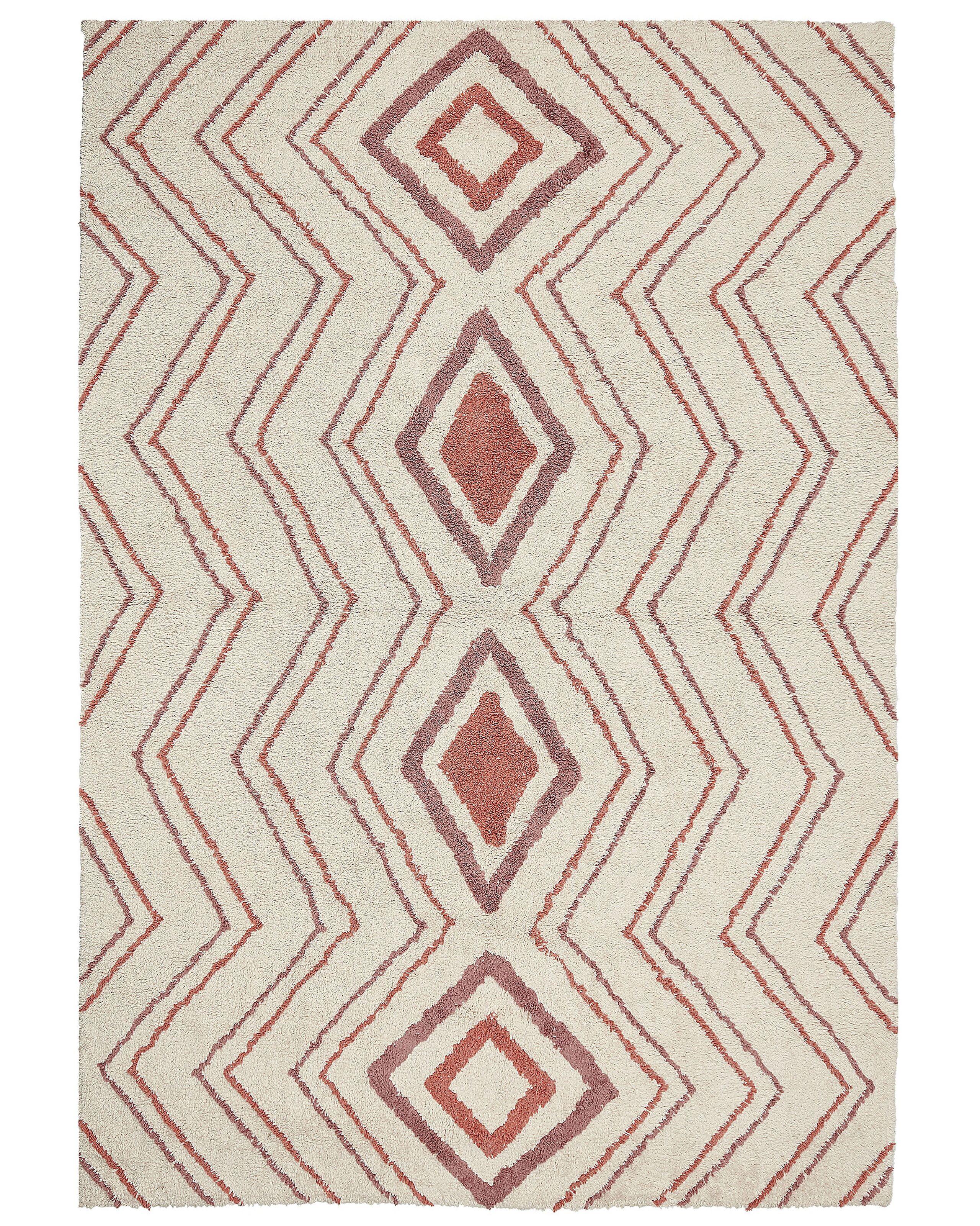 Beliani Teppich aus Baumwolle Boho KASTAMONU