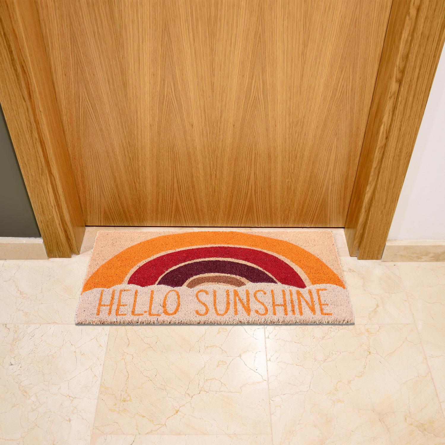 B2X Fußmatte aus Kokosnuss „Hello Sunshine