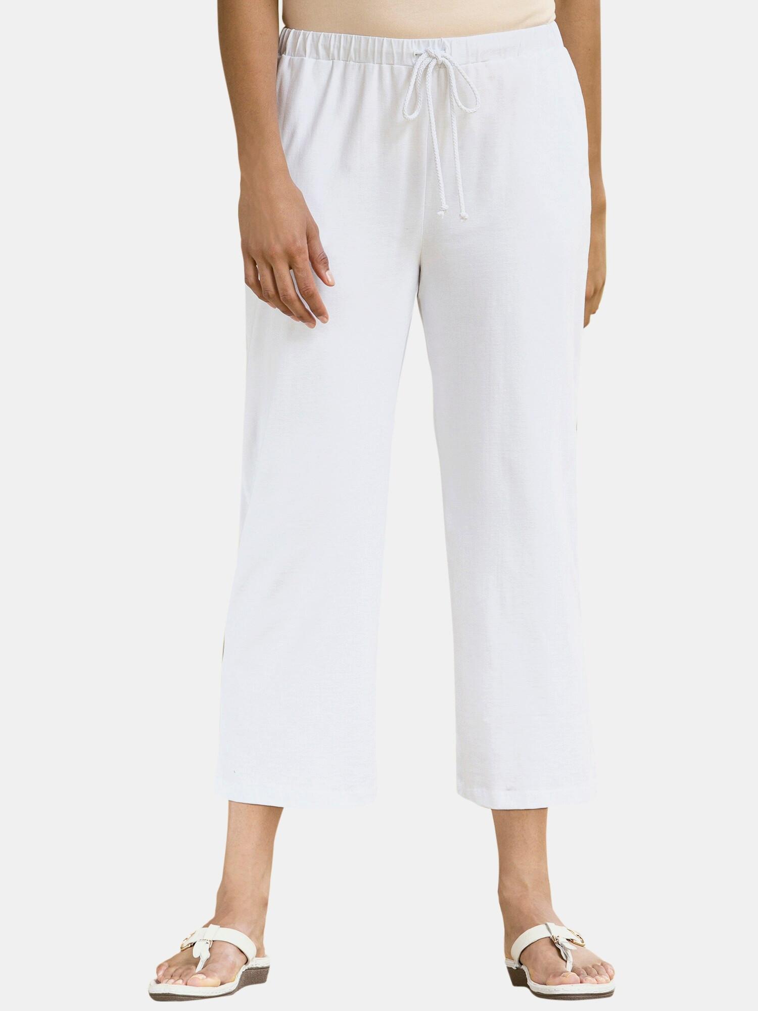 Ulla Popken 3/4 Jerseyhose gerades Bein
