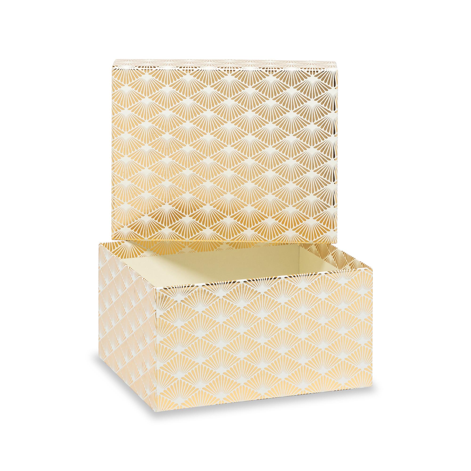 Manor Geschenkbox Muschel Gold