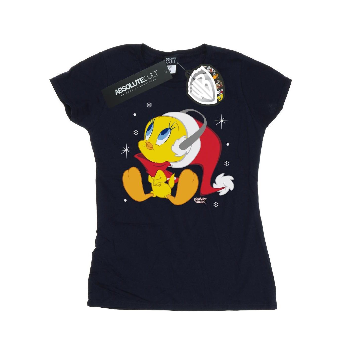 LOONEY TUNES Tweety Christmas bedrucktes T-Shirt