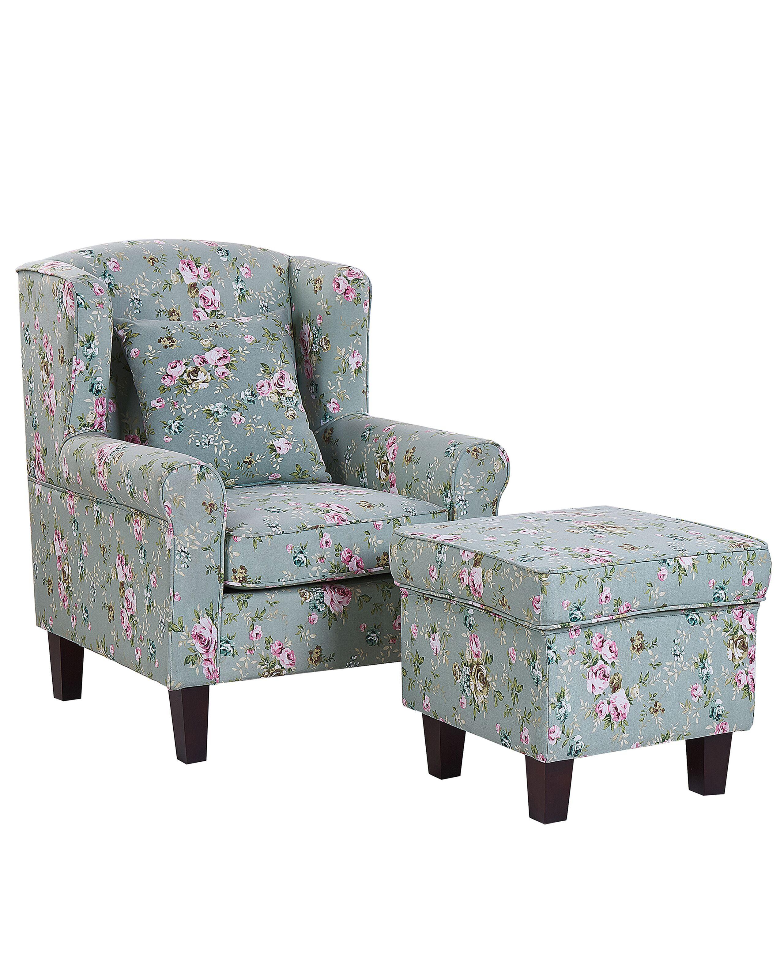 Beliani Ohrensessel aus Polyester Retro HAMAR