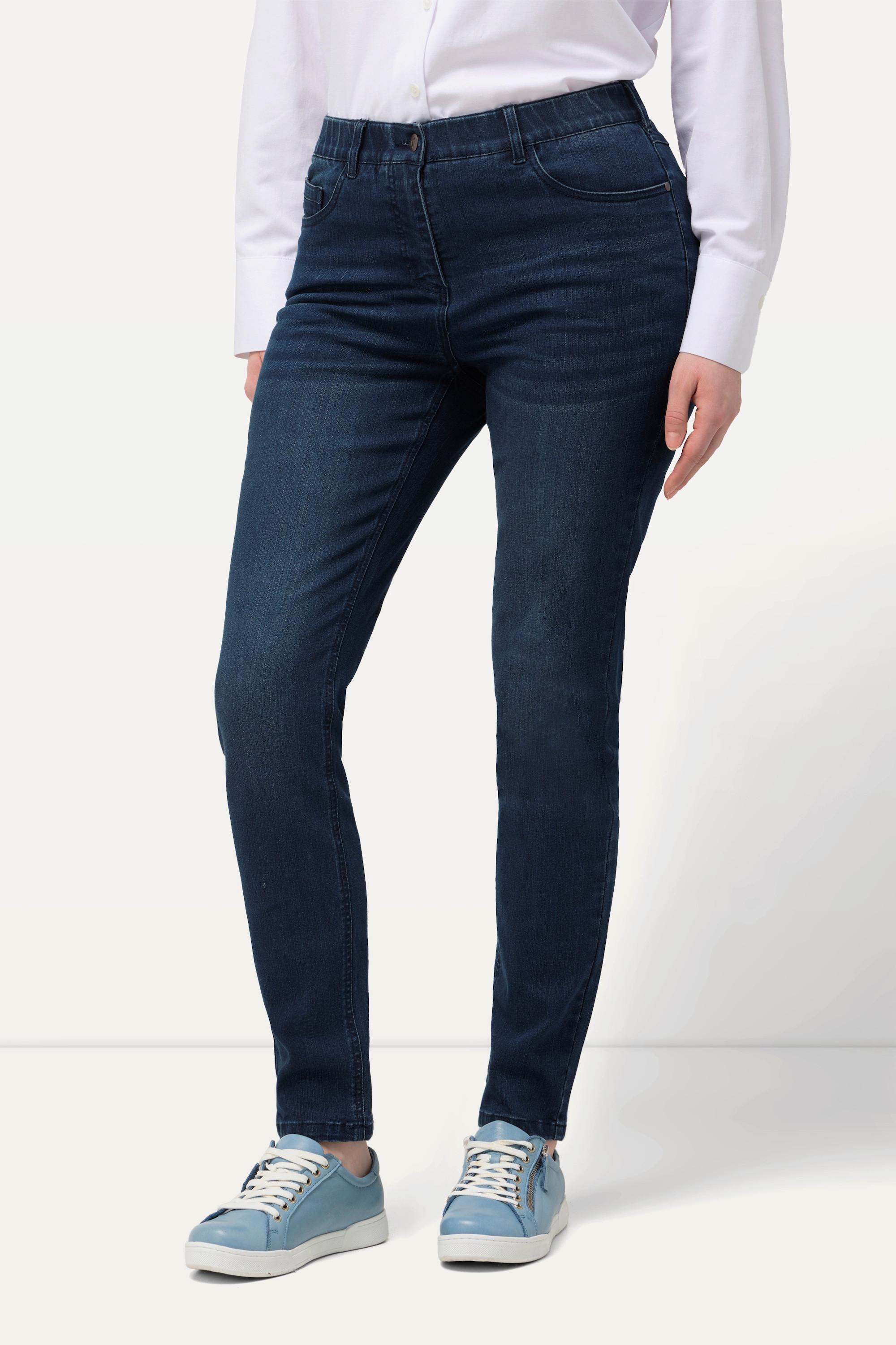 Ulla Popken Skinny Jeans Sarah schmales Bein Stretch