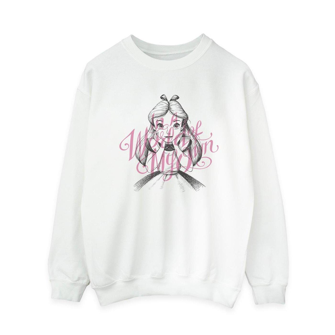 Disney Alice In Wonderland In A World Of My Own Sweatshirt