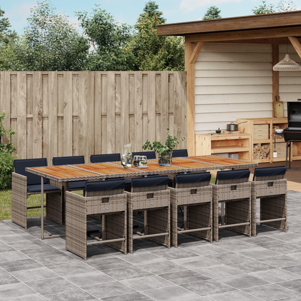 VidaXL Garten essgruppe poly-rattan
