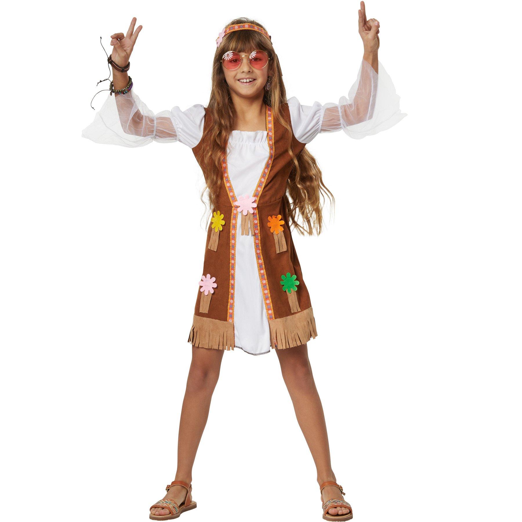 Tectake Mädchenkostüm Groovy Hippie Squaw