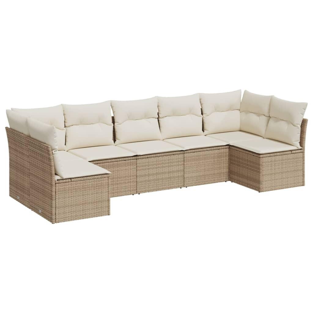 VidaXL Garten sofagarnitur poly-rattan