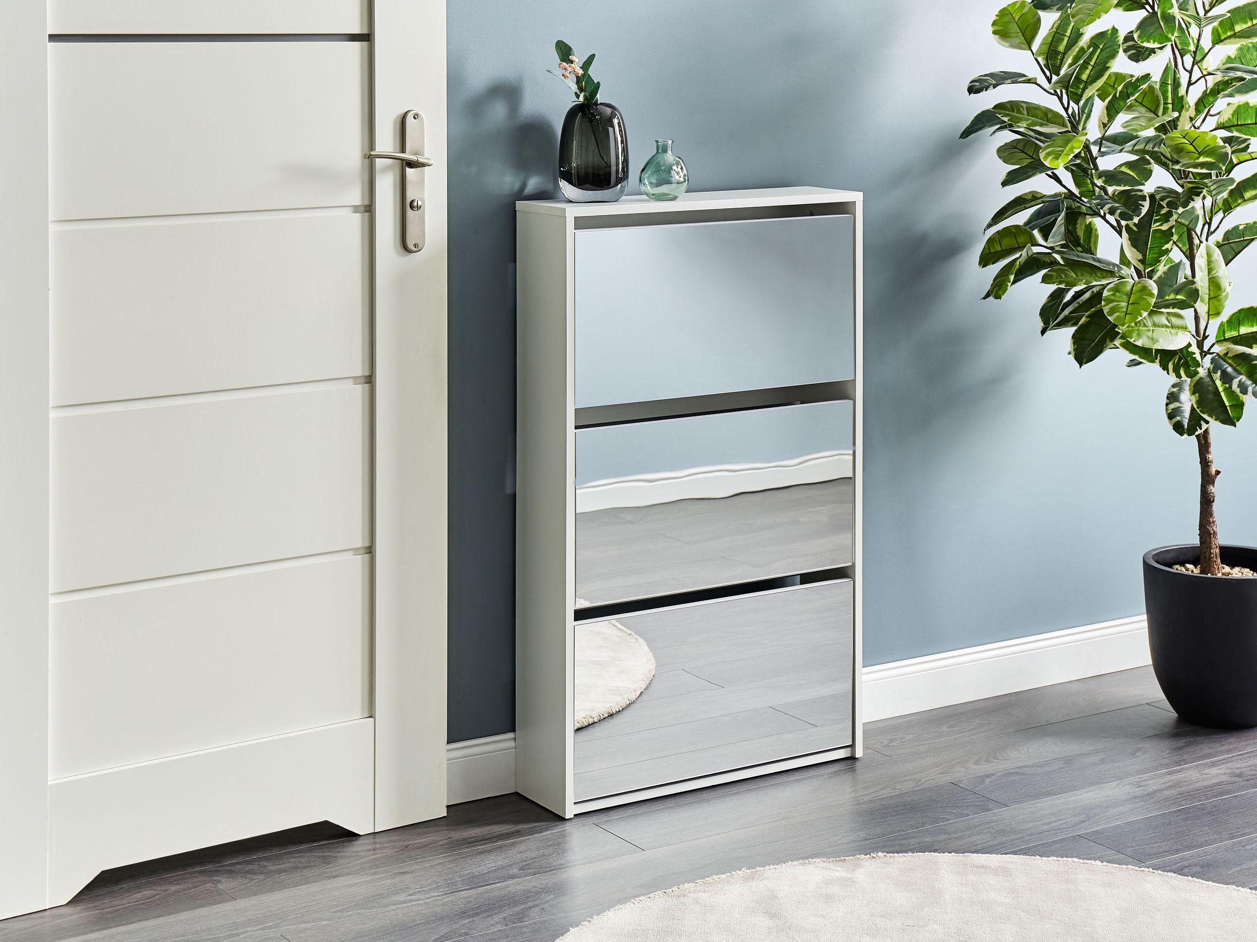 Beliani Schuhschrank aus MDF-Platte Modern MIDFIELD