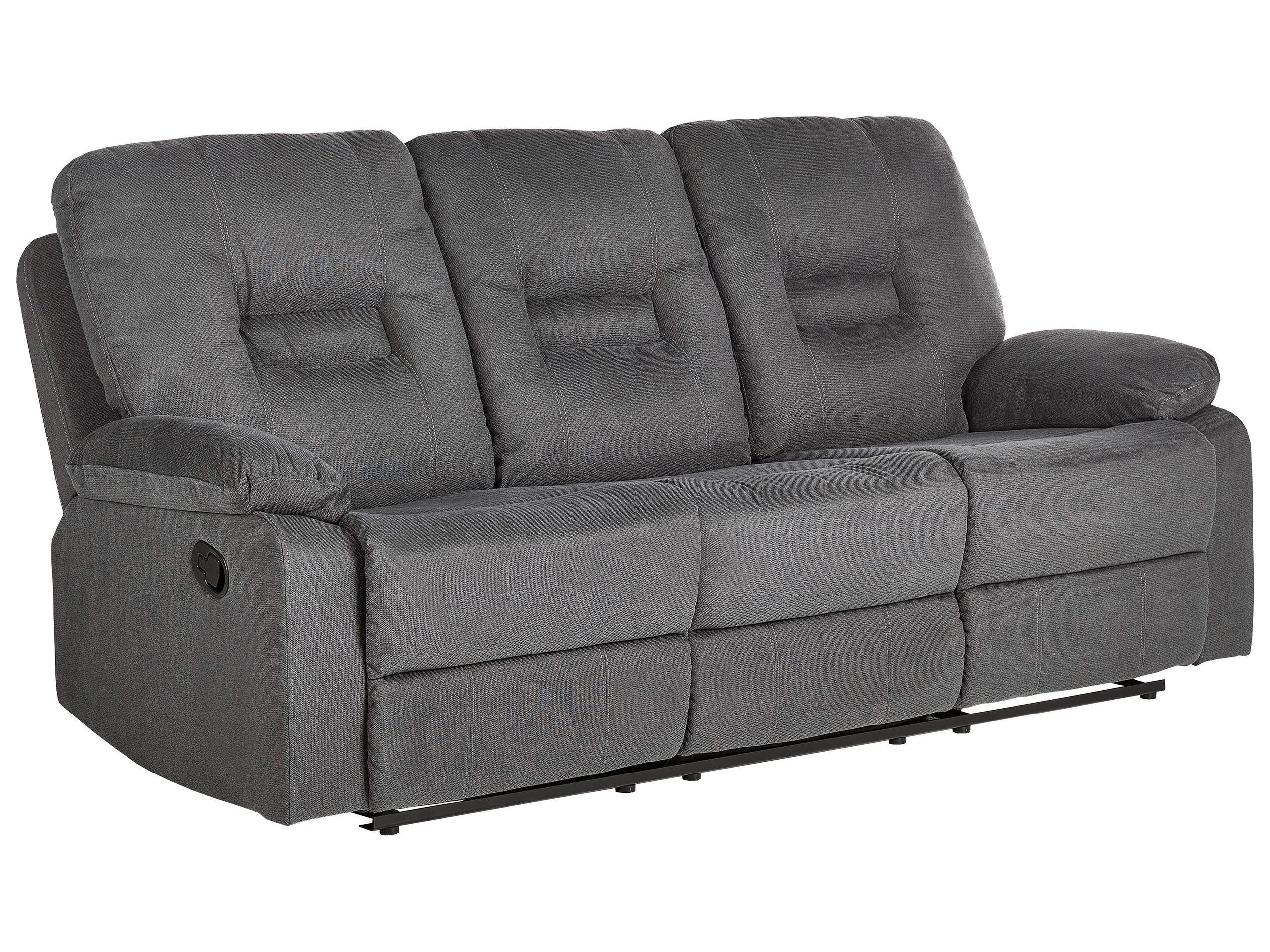 Beliani 3 Sitzer Sofa aus Polyester Modern BERGEN II