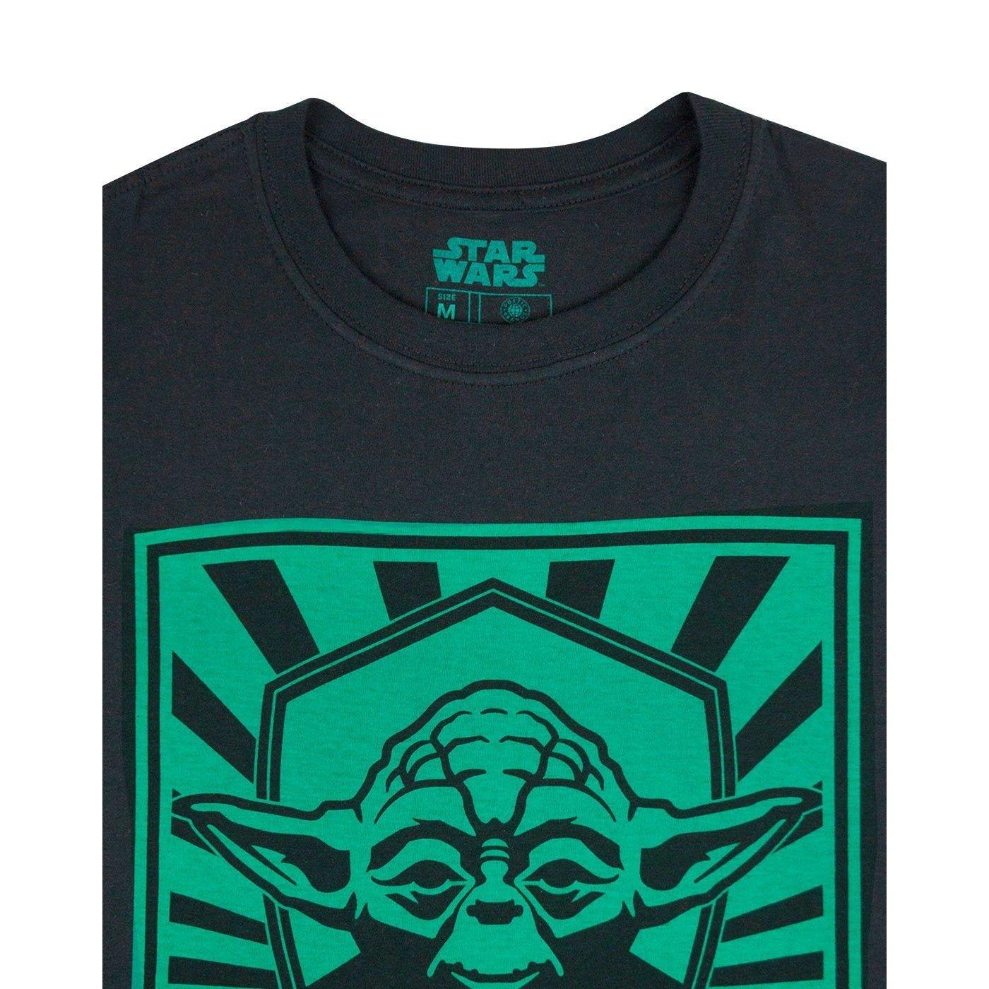 STAR WARS Star Wars Yoda Poster Regular Fit T-Shirt