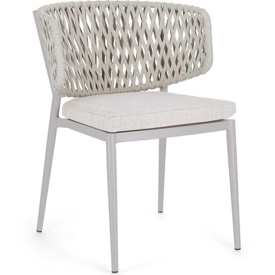 mutoni lifestyle Gartenstuhl Noella hellgrau