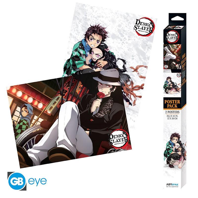 Abystyle Poster - Packung mit 2 - Demon Slayer - Series 3