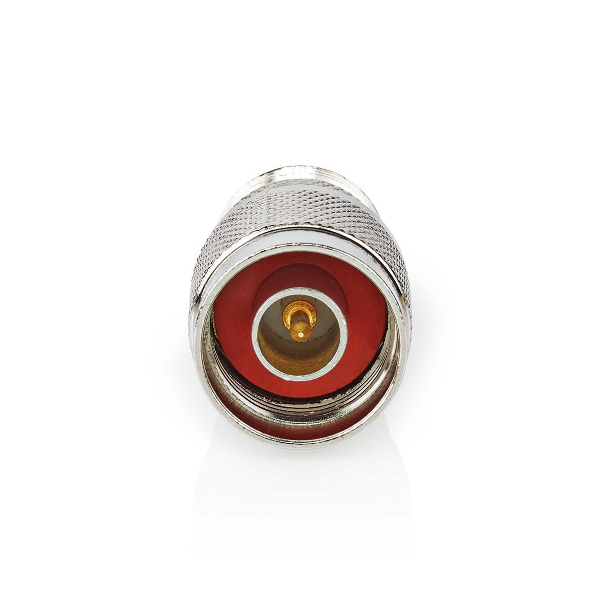 Nedis Satelliten- und Antennenadapter | N Hane | PL259 Hona | Vernickelt | 75 Ohm | Rak | Metall | Silber | 10 St. | Umschlag