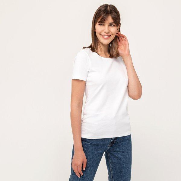 Manor Woman Rundhals Kurzarm Top