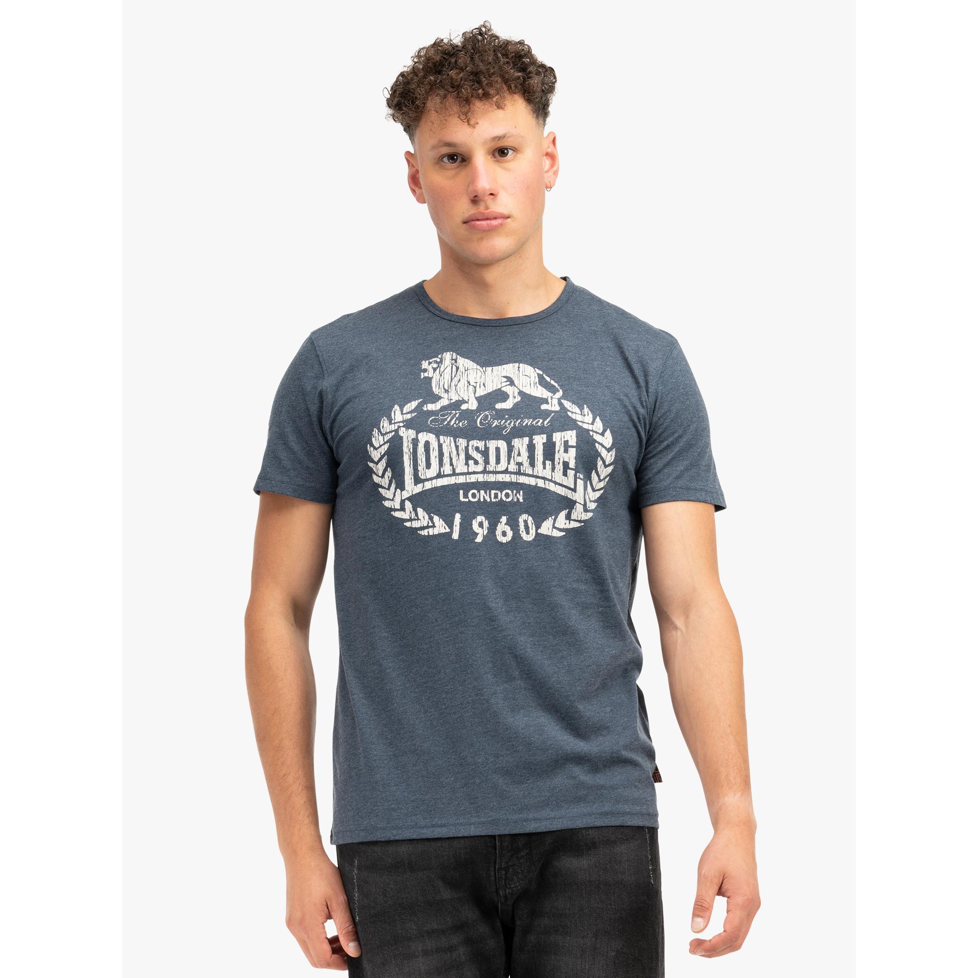 LONSDALE Ollie T-Shirt mit Union Jack Abzeichen