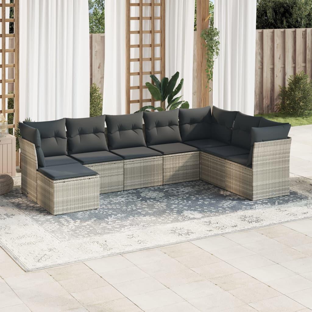 VidaXL Garten sofagarnitur poly-rattan