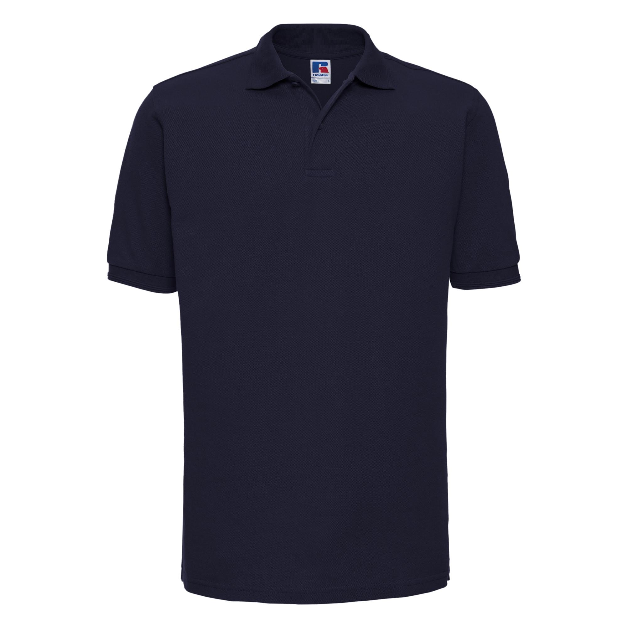 Russell Ripple Collar & Cuff Kurzarm Polo Shirt