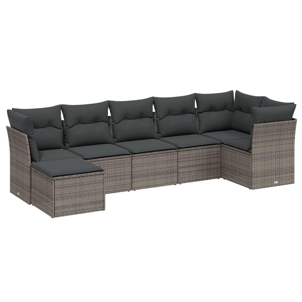 VidaXL Garten sofagarnitur poly-rattan
