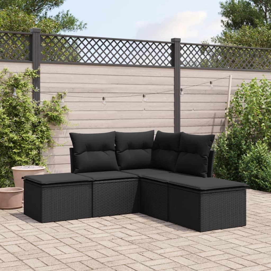 VidaXL Garten sofagarnitur poly-rattan