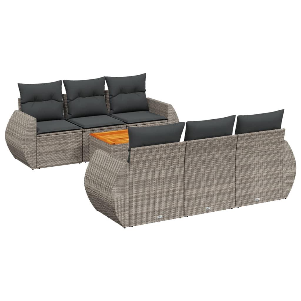 VidaXL Garten sofagarnitur poly-rattan