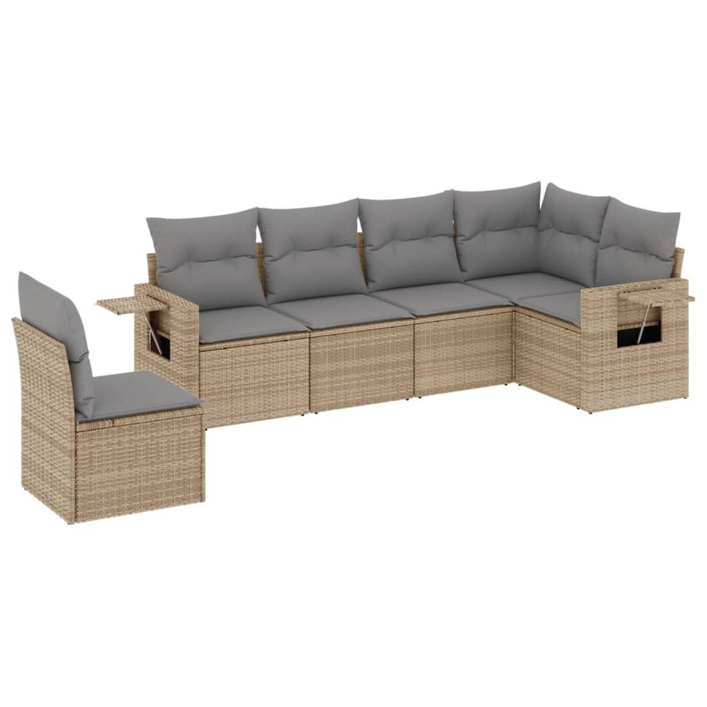 VidaXL Garten sofagarnitur poly-rattan