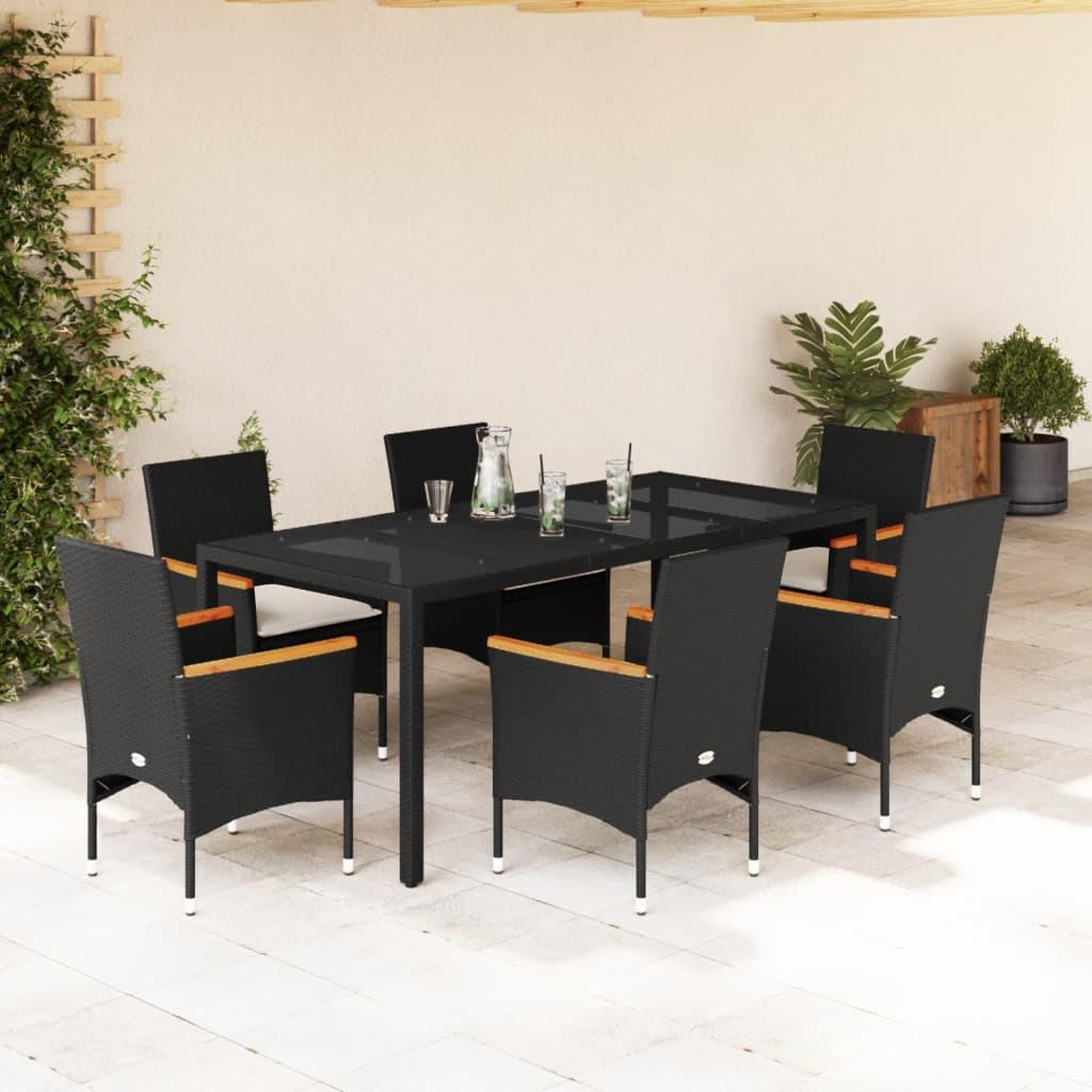 VidaXL Garten essgruppe poly-rattan
