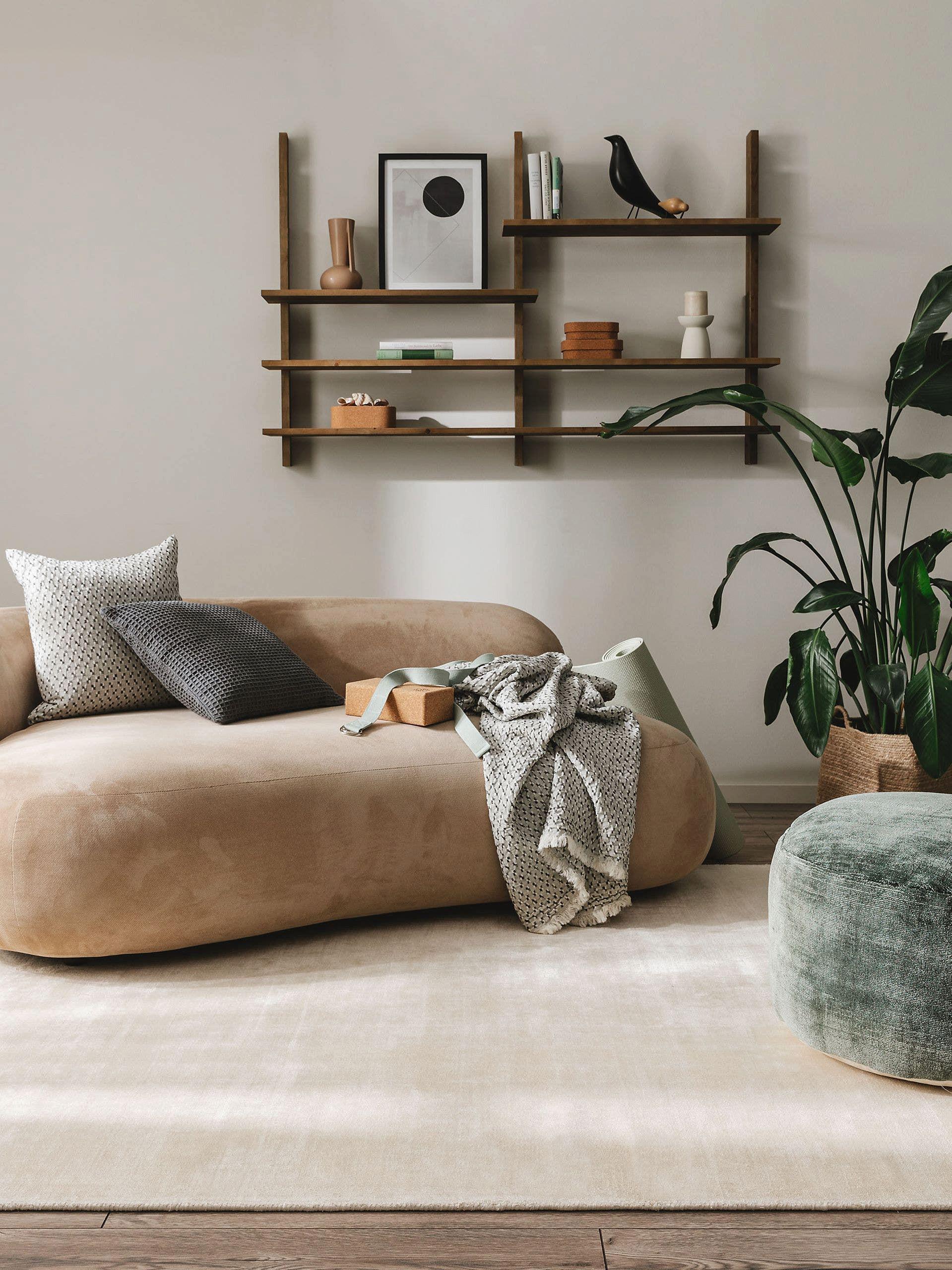 Benuta Viskoseteppich Nova Cream