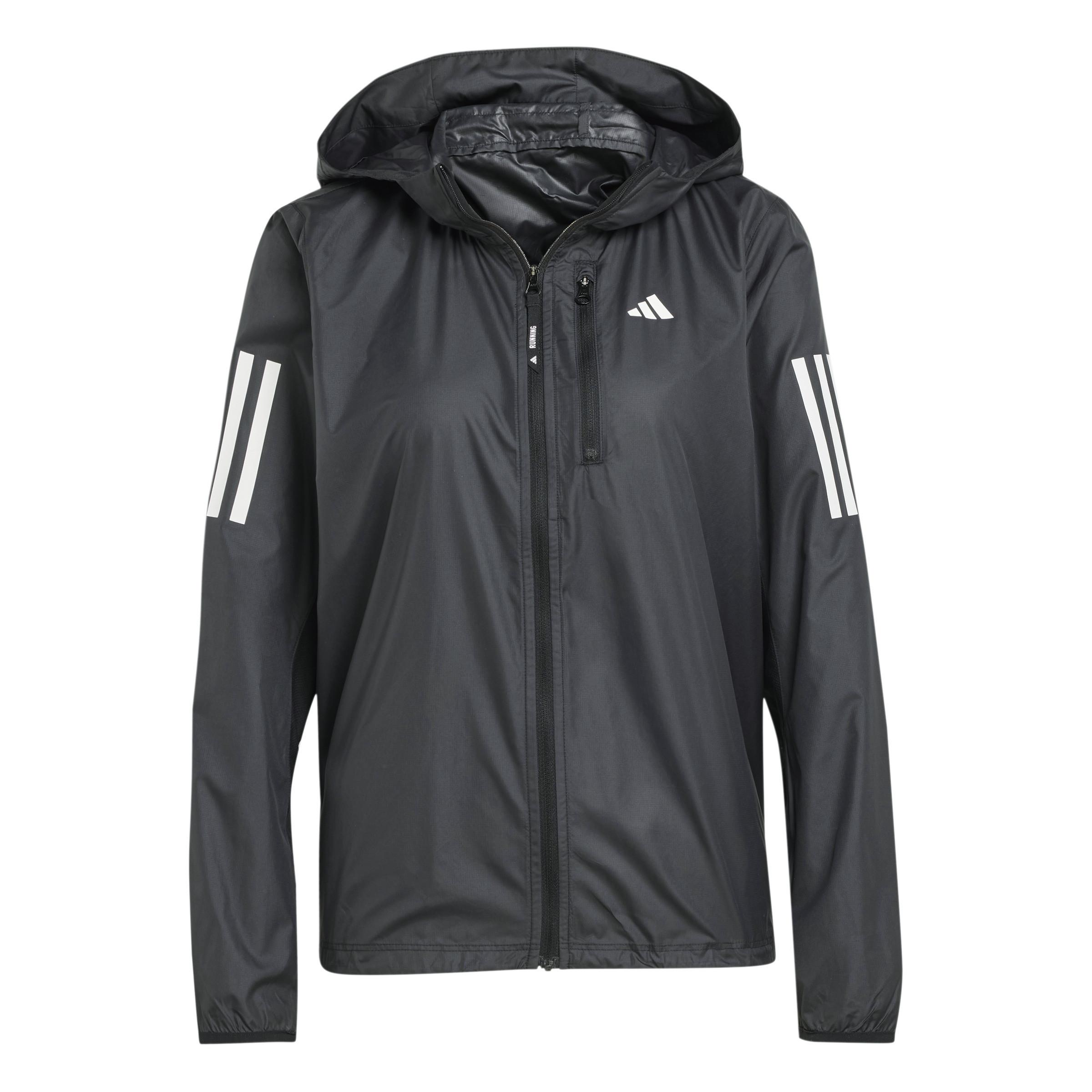 adidas regenjacke mit kapuze für damen own the run