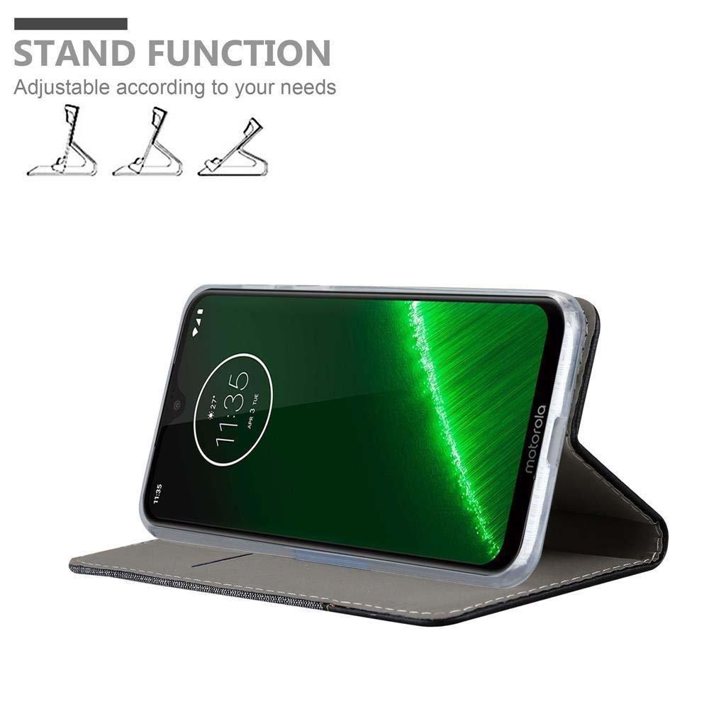 Cadorabo Hülle für Motorola MOTO G7 / G7 PLUS Magnetverschluss, Kartenfach