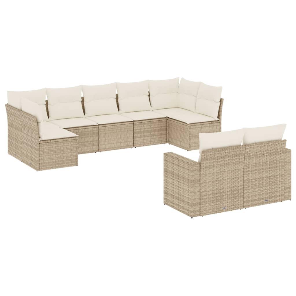 VidaXL Garten sofagarnitur poly-rattan