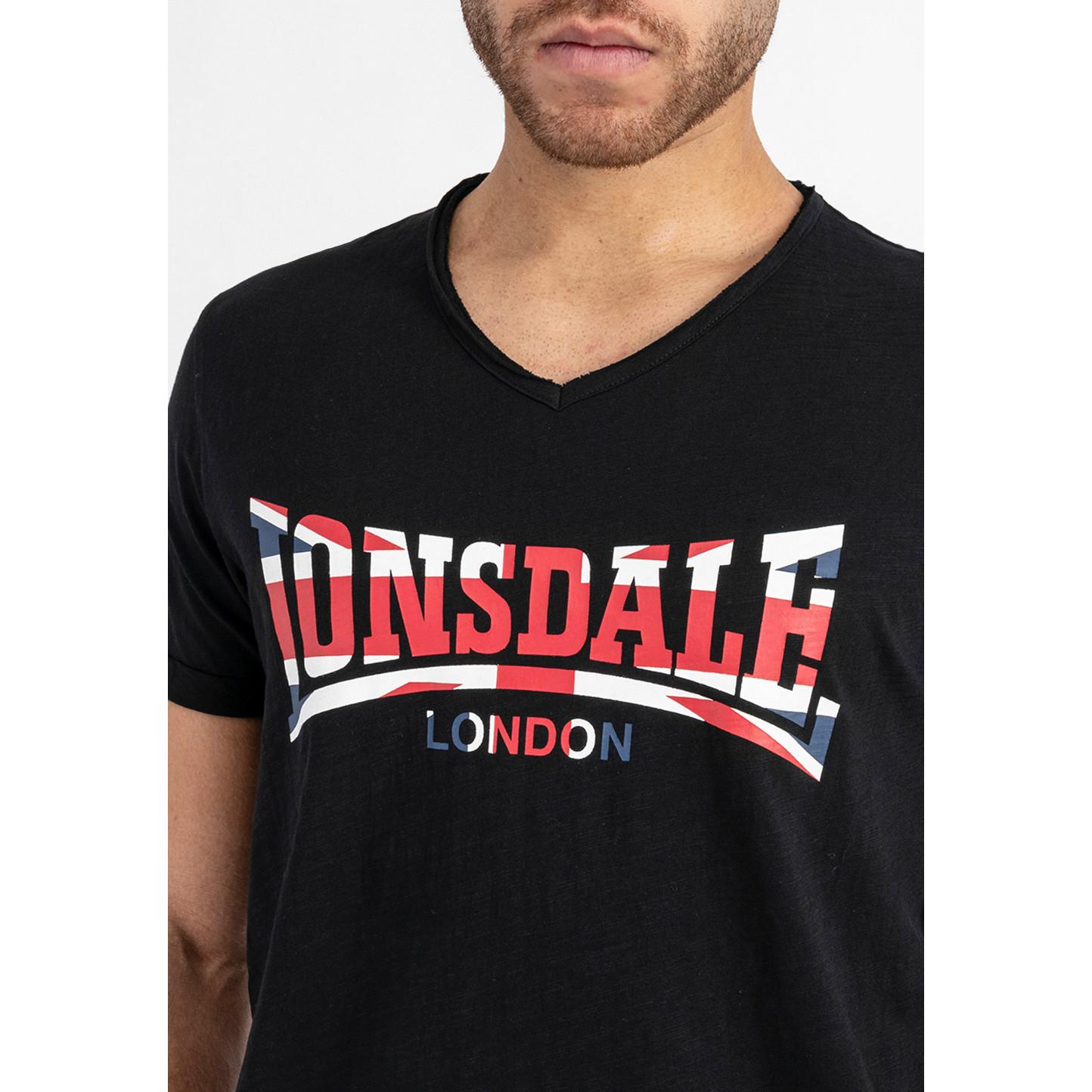 LONSDALE Stanydale V-Neck T-Shirt