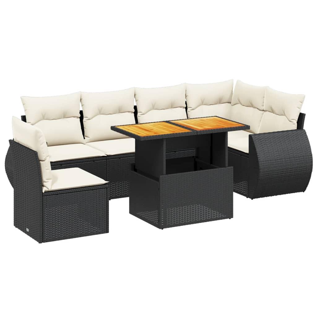 VidaXL Garten sofagarnitur poly-rattan