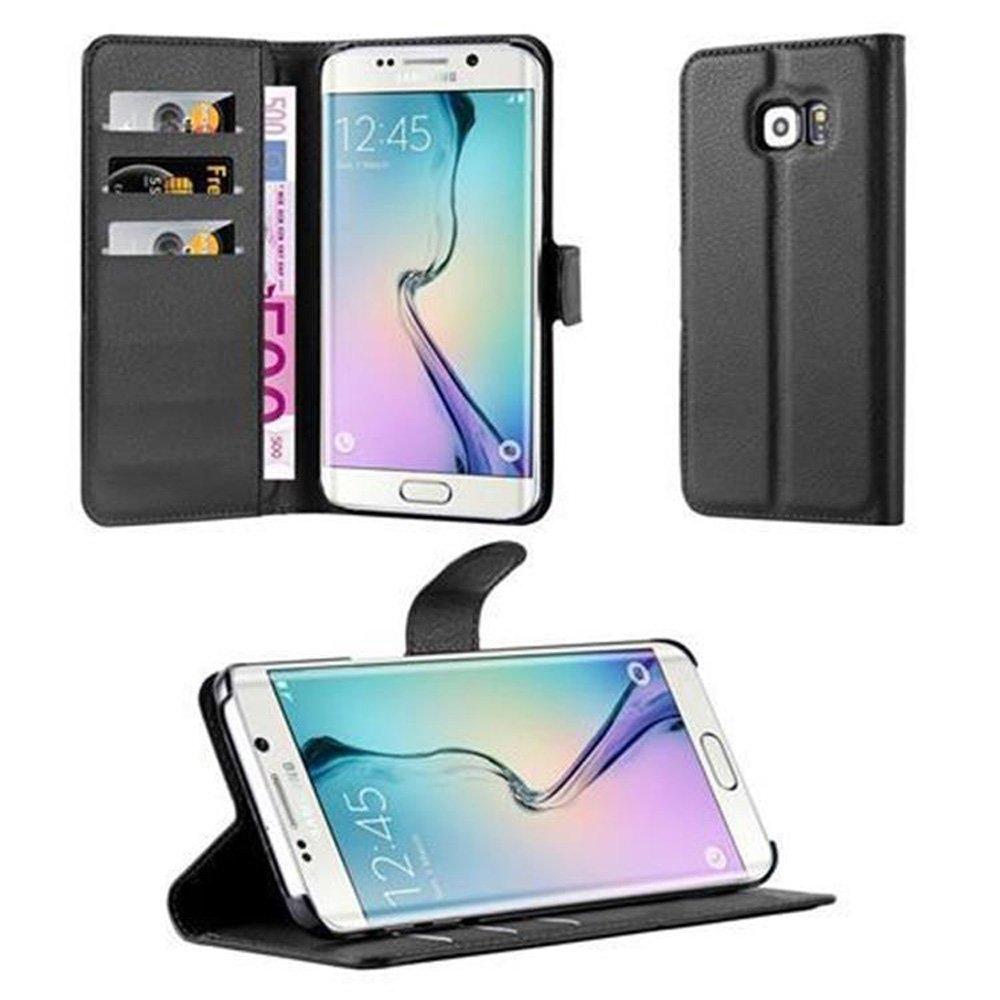 Cadorabo Hülle für Samsung Galaxy S6 EDGE Standfunktion, Kartenfach