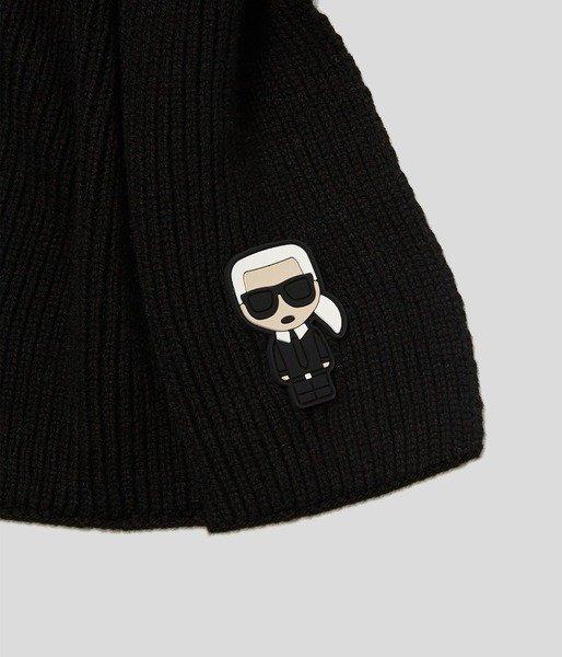KARL LAGERFELD K/IKONIK PATCH KNIT SCARF-0