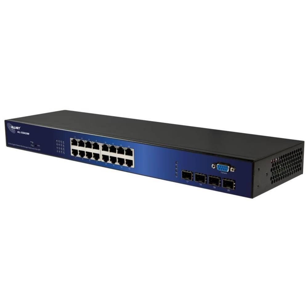 Allnet Switch gemanaged L2 Gigabit Ethernet (10/100/1000) 19U