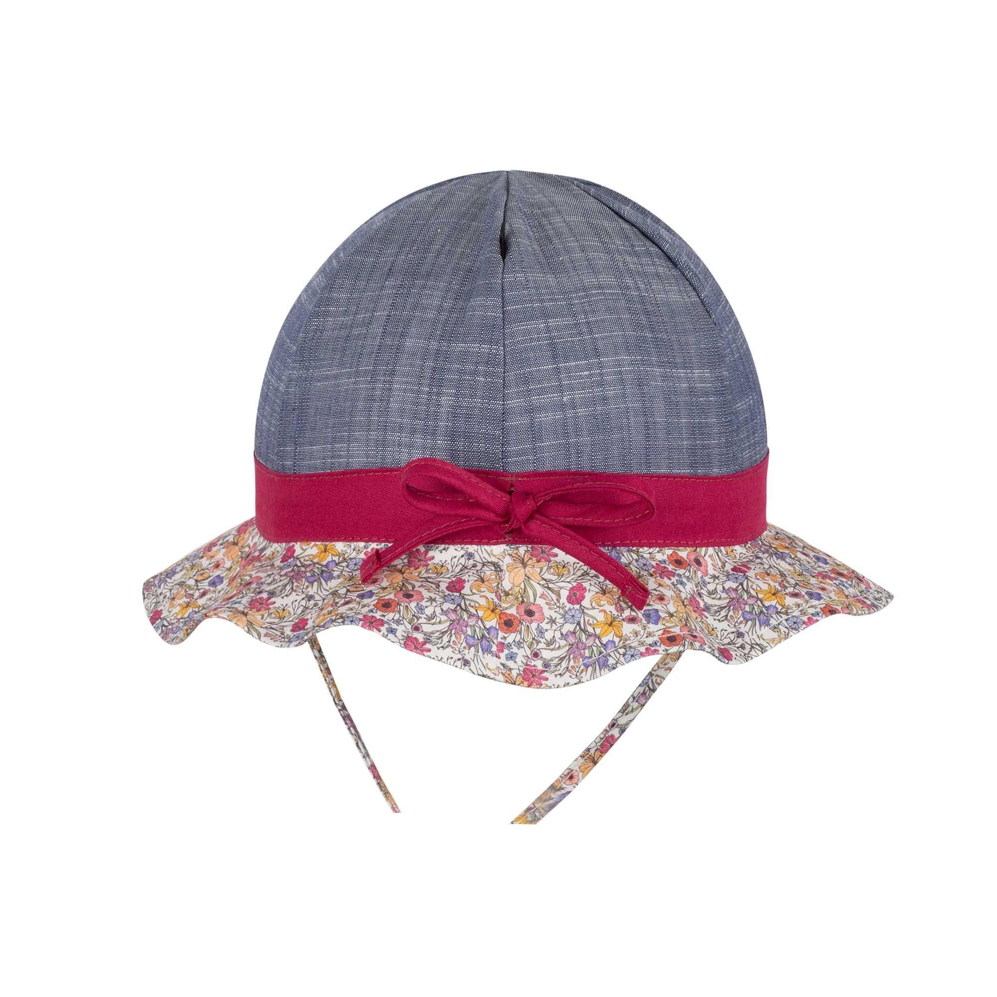 Pure Pure Mädchen Flapper Sonnenhut Voile