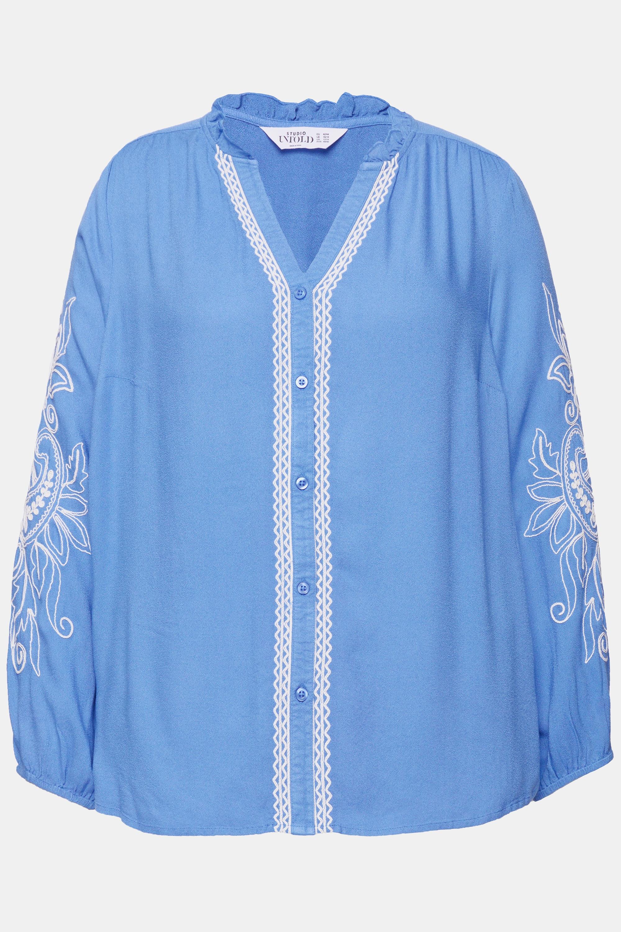 Studio Untold Loose Shape Bestickte Bluse