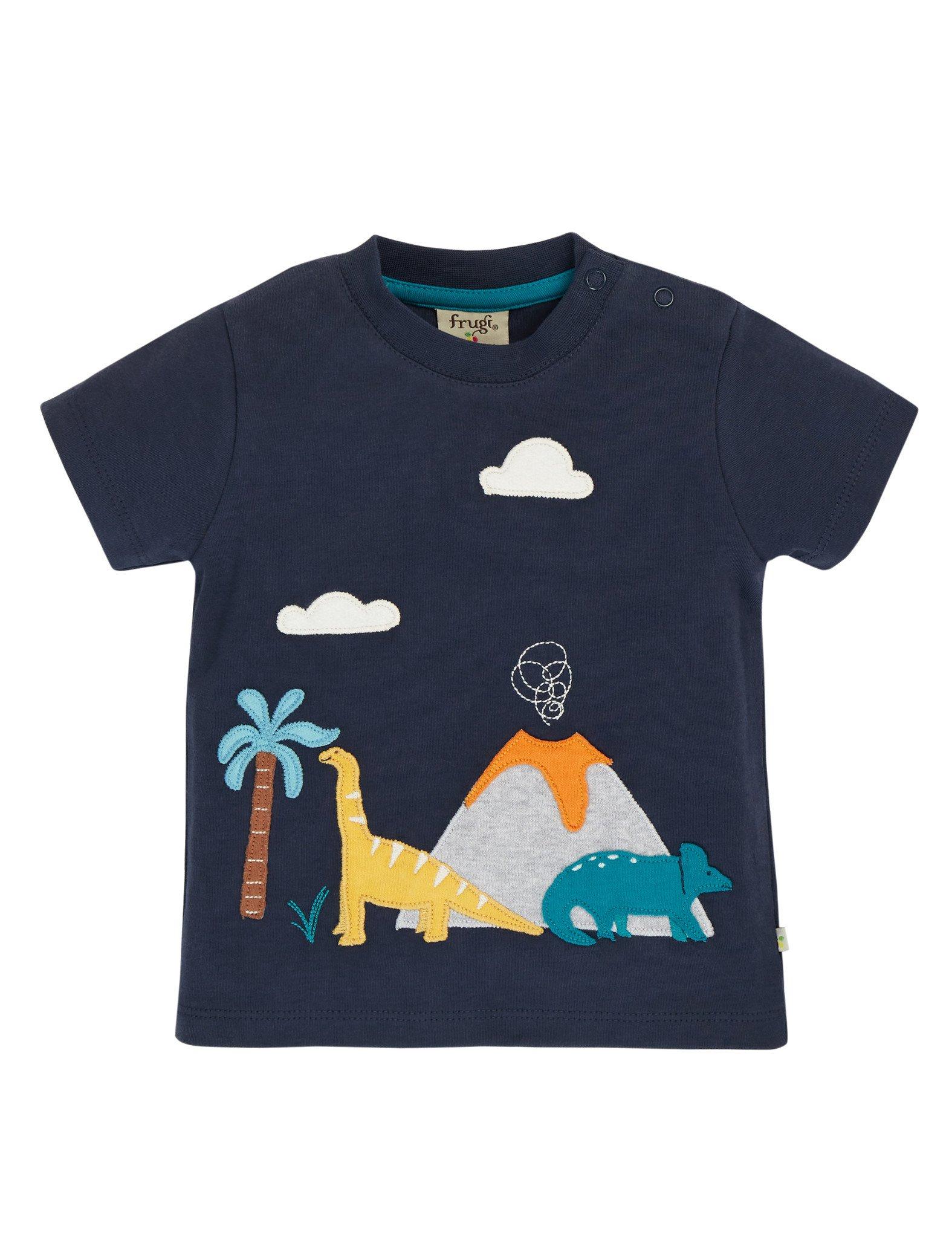 frugi Kleinkinder T-Shirt Dinos