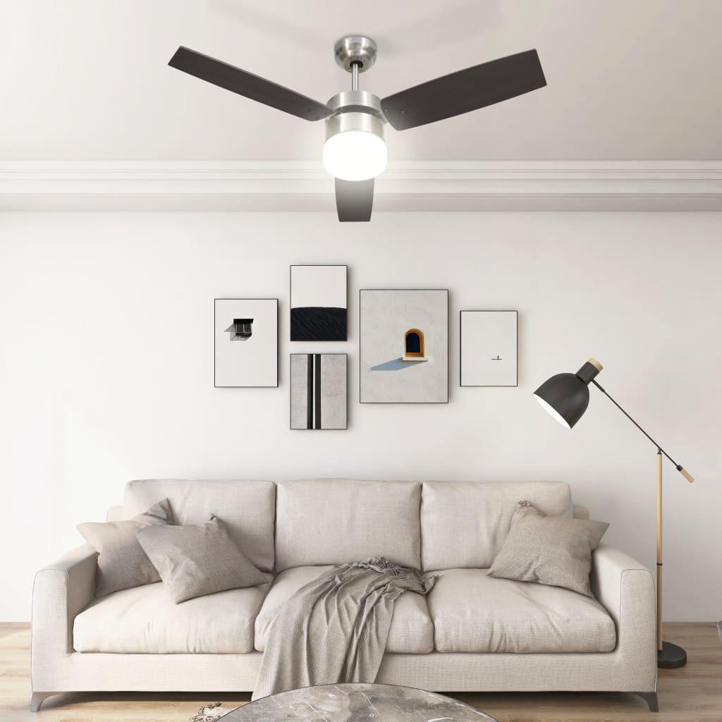 VidaXL Deckenventilator chrom