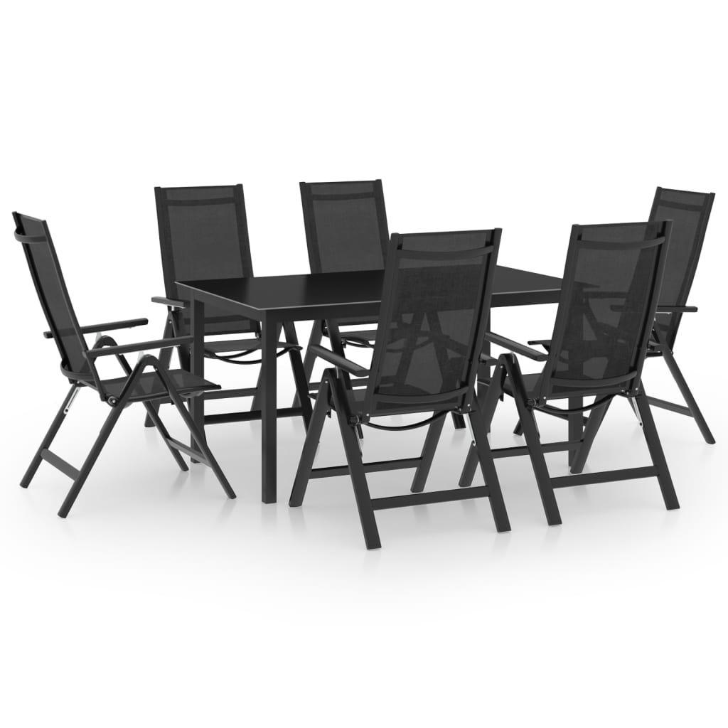 VidaXL Garten-essgruppe aluminium