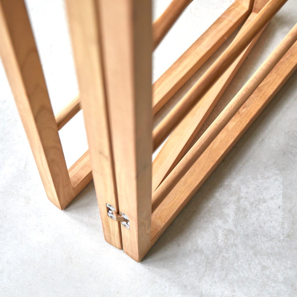 Tikamoon Handtuchhalter aus massivem Teakholz Anton