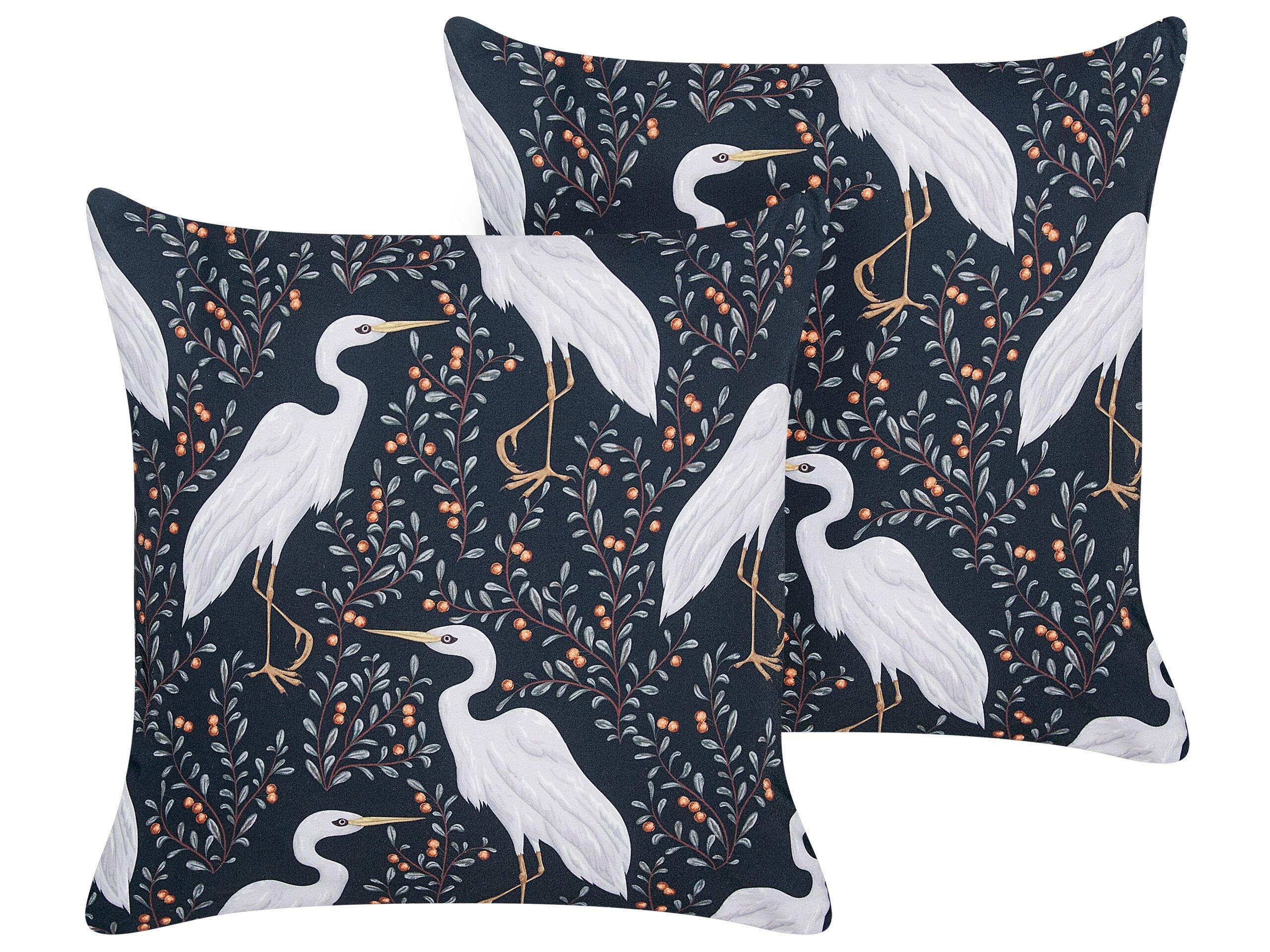 Beliani Gartenkissen 2er Set aus Polyester Modern PIANAZZO