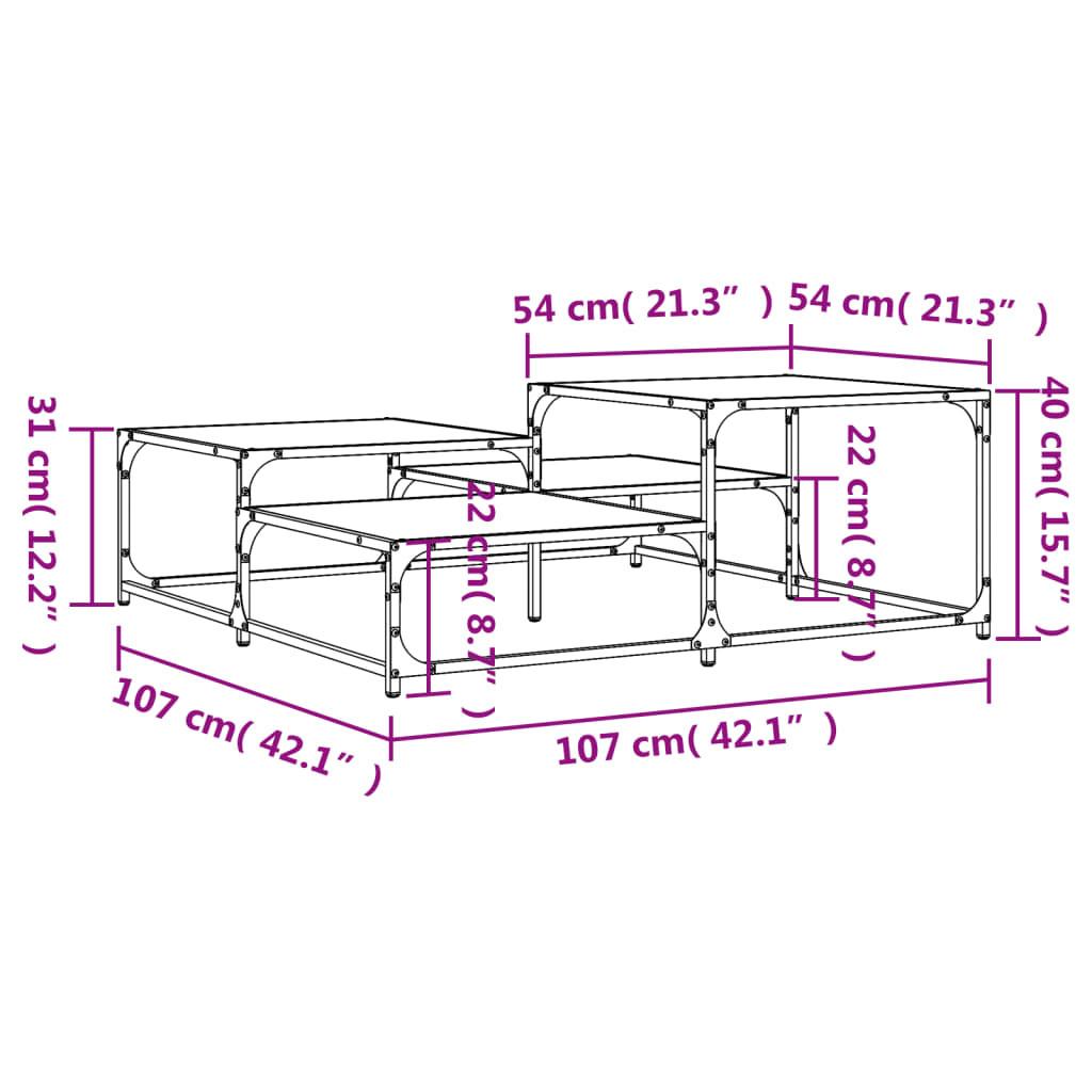 VidaXL Couchtisch holzwerkstoff