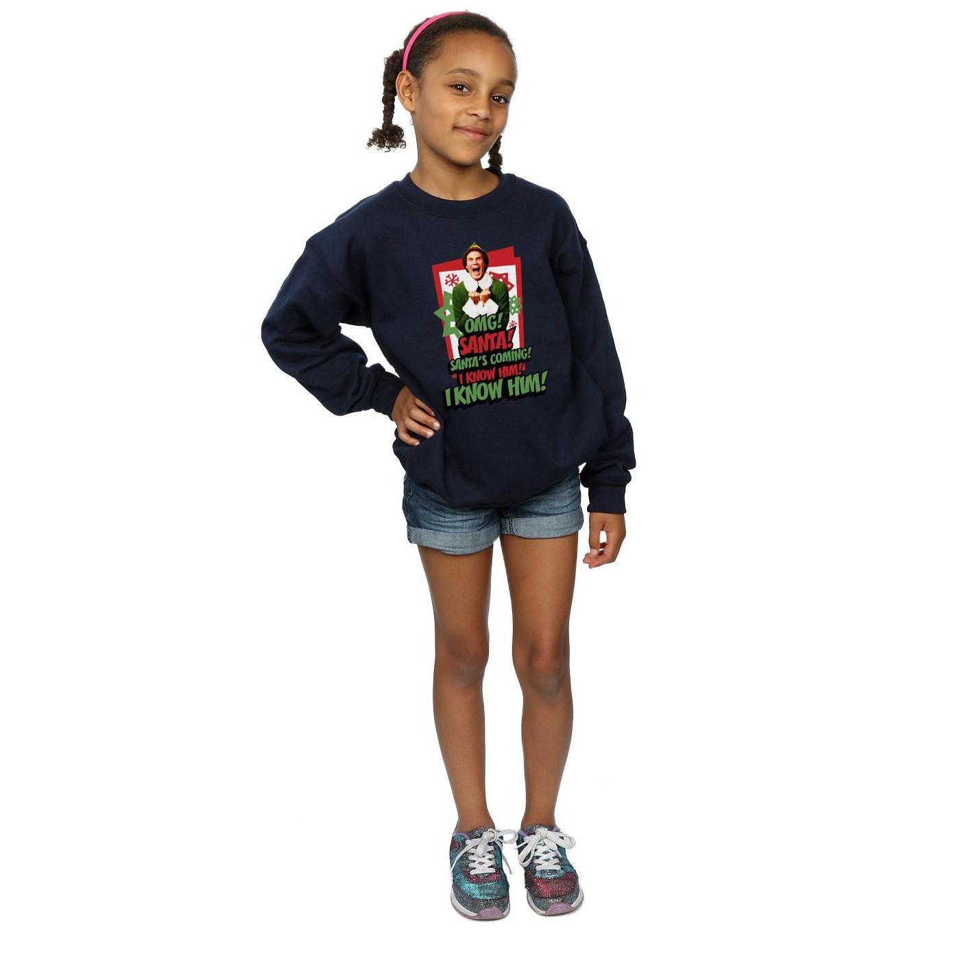 Elf OMG Santa Sweatshirt