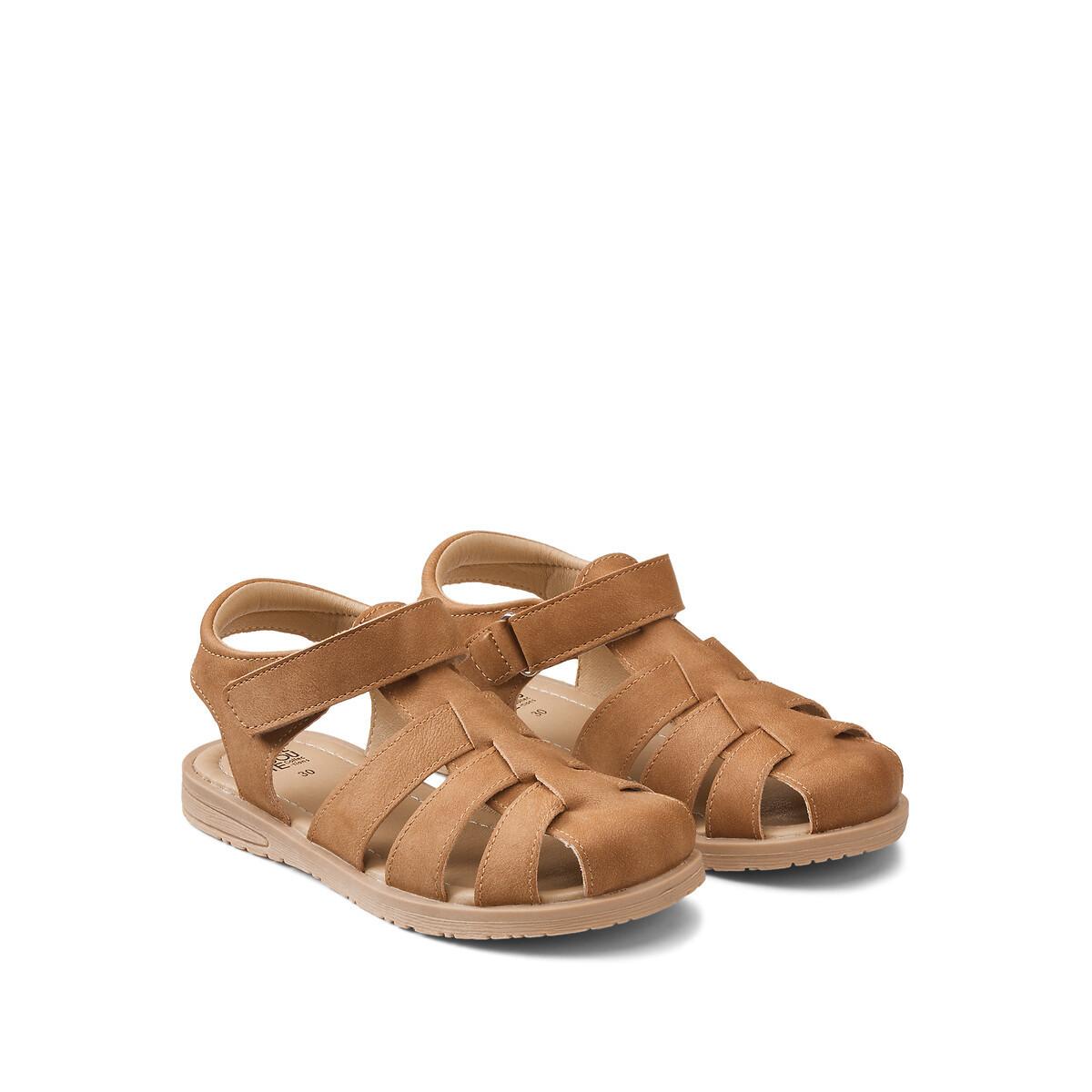 La Redoute Collections Sandalen mit Klettverschluss