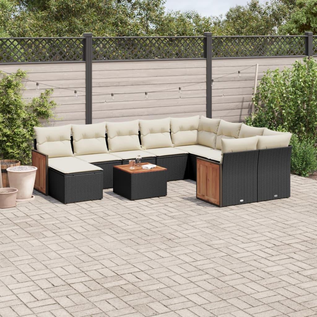 VidaXL Garten sofagarnitur poly-rattan