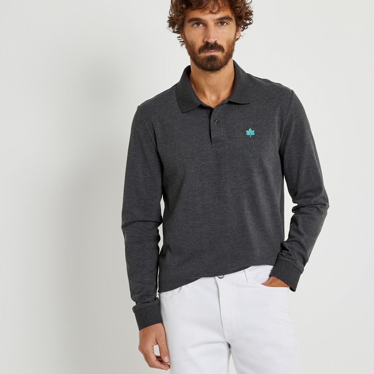 La Redoute Collections Langärmeliges Poloshirt