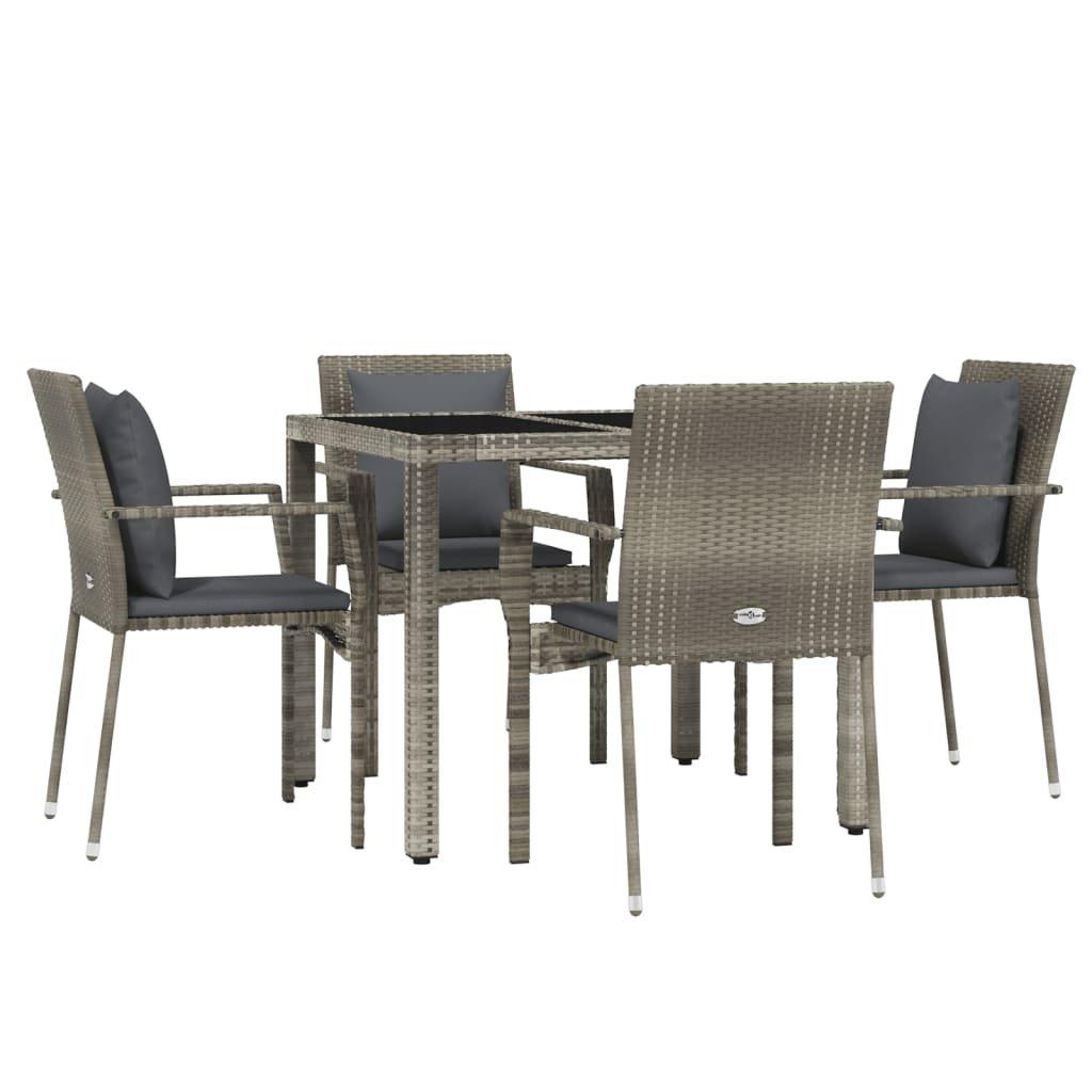 VidaXL Garten essgruppe poly-rattan
