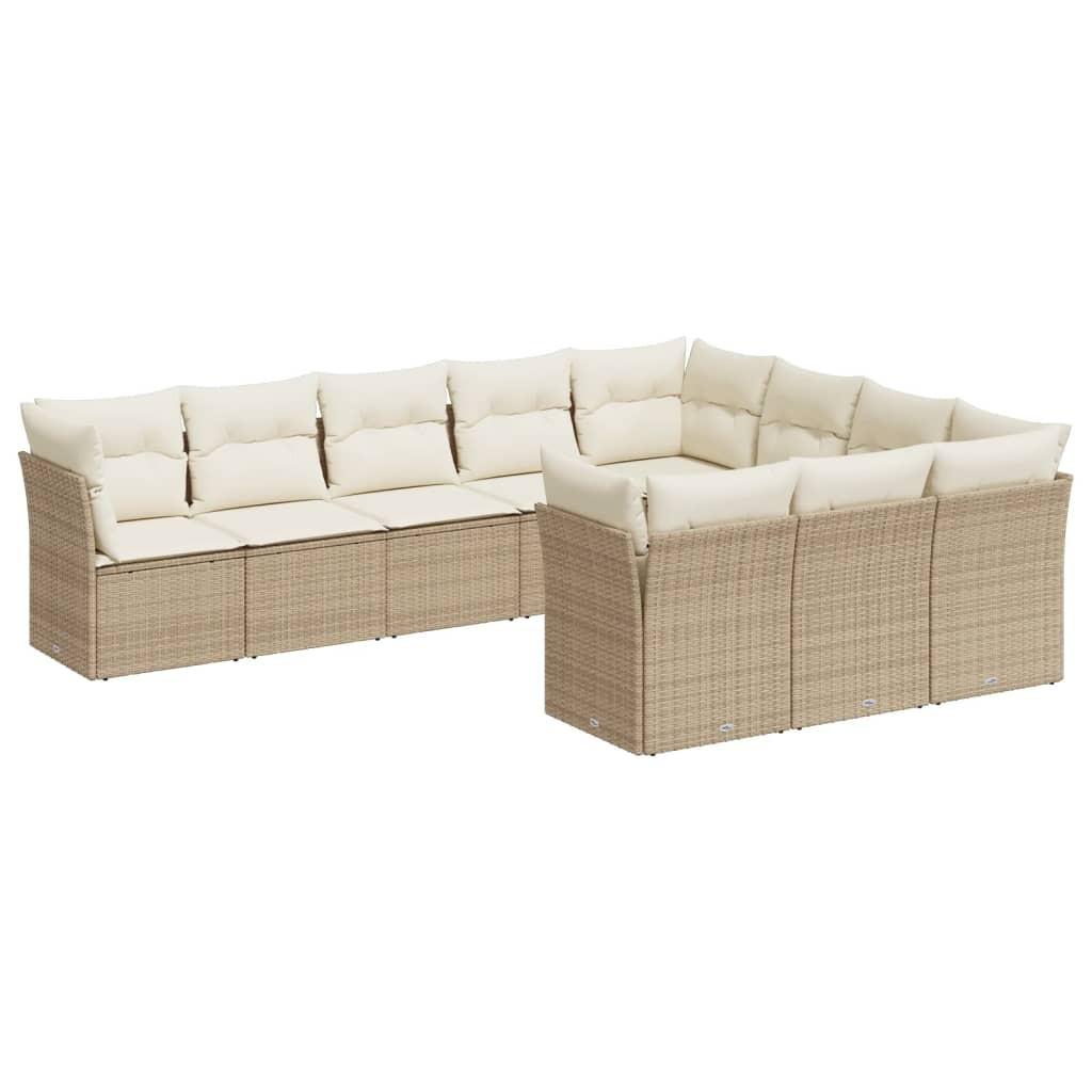 VidaXL Garten sofagarnitur poly-rattan